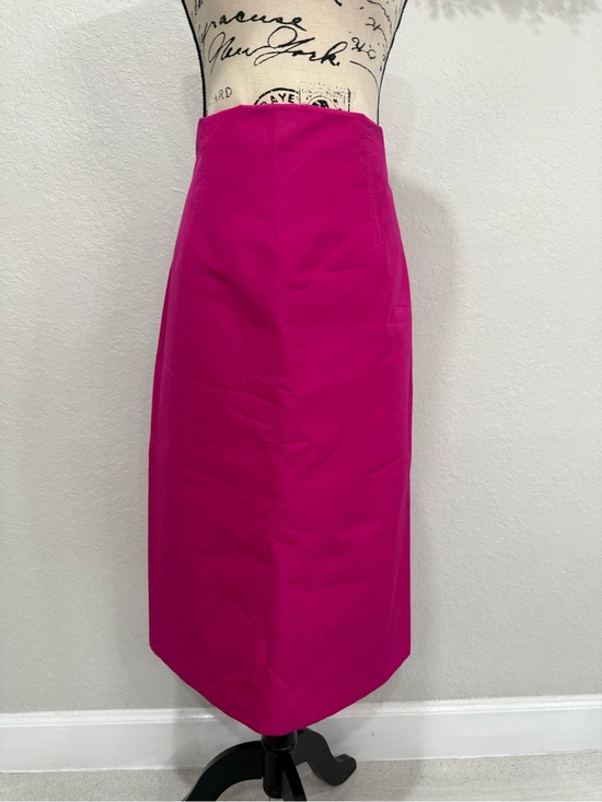 Zara Dresses & Skirts - Zara Hot Pink Midi Pencil Skirt
